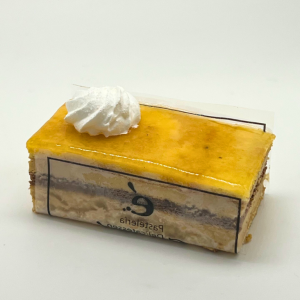 Pastel Té Verde, Chocolate y Naranja